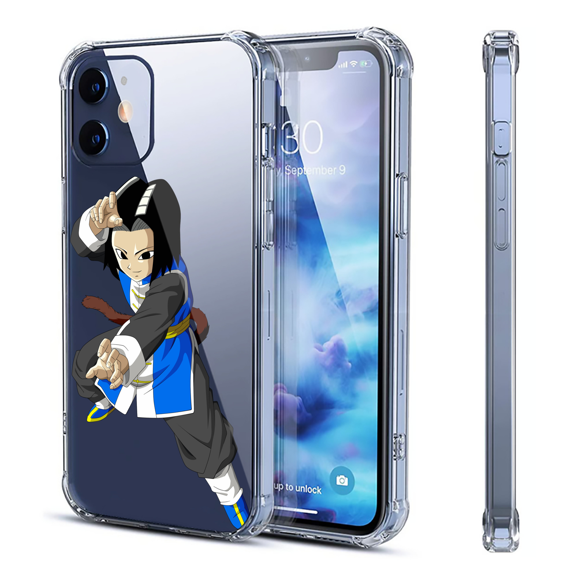 （画像用） ドラゴンボール DRAGON BALL 【iPhone 12シリーズ対応】透明スマホケース（クリアソフトケース）